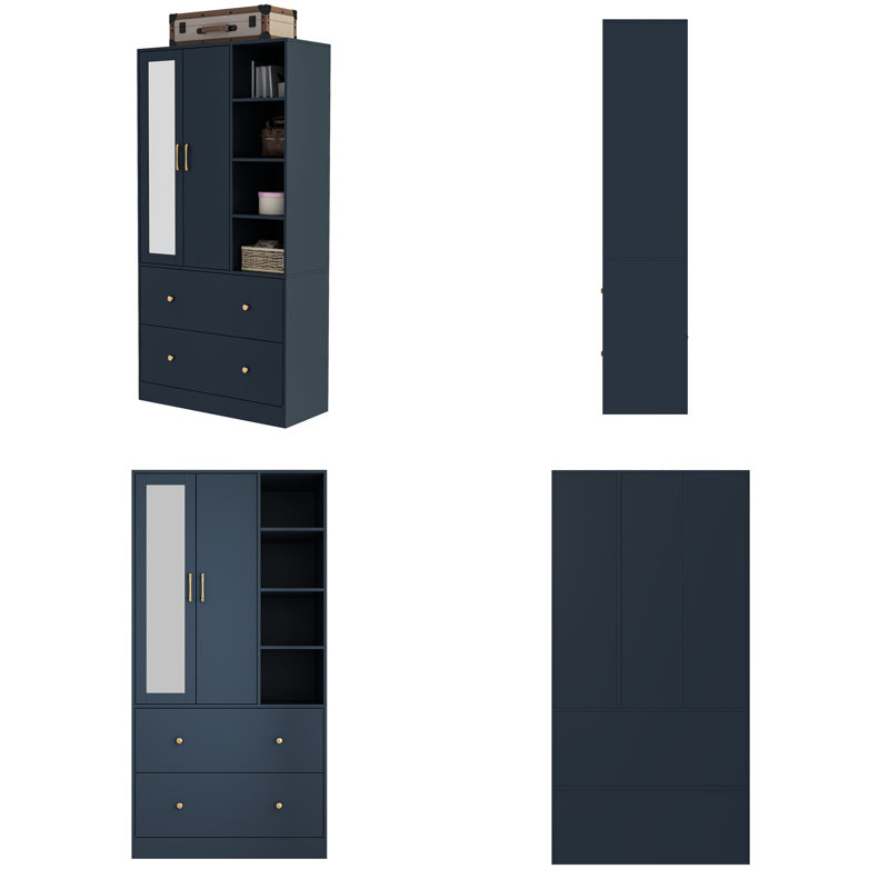 Latitude Run® Raybin Bedroom Armoire & Reviews Wayfair